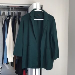 J. Crew Dark Green Sophie Blazer, NWOT